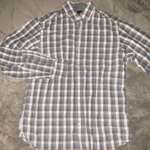 Banana Republic Luxe Flannel Slim Fit Button Down